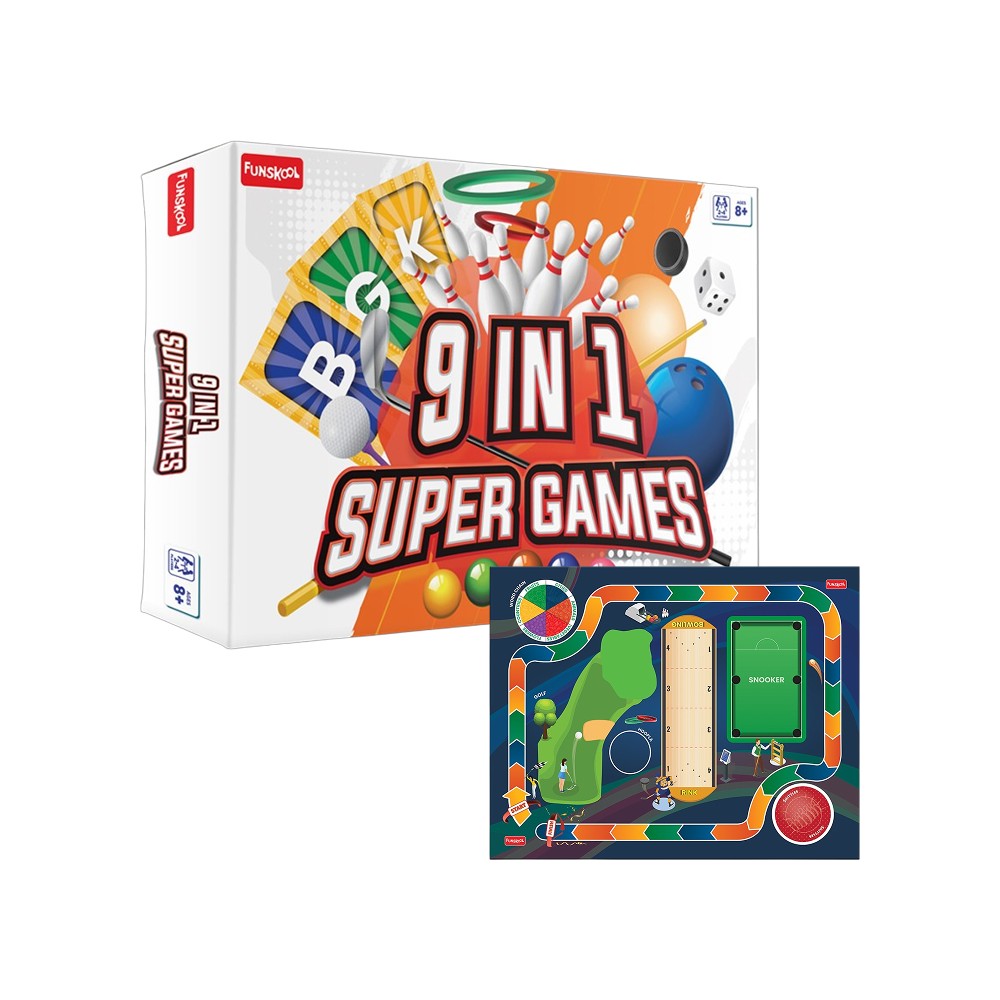 Funskool 9-in-1 Super Board Game Price - Buy Online at Best Price in India
