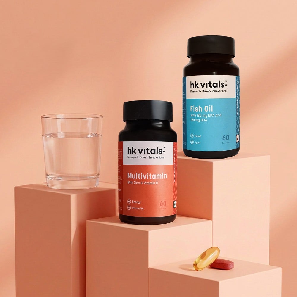 Hk Vitals Multivitamin + Fish Oil Pack of 4 · 5 ml (20 ml total) - Image 1