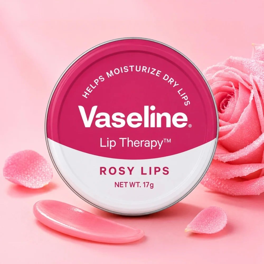 Vaseline Lip Therapy Rosy Lip Balm (Rose) 17g
