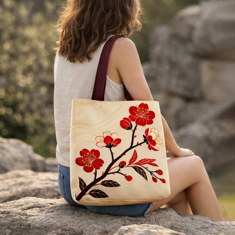 Rousrie Zipper Tote Bag (Multicolour) Price - Buy Online at Best