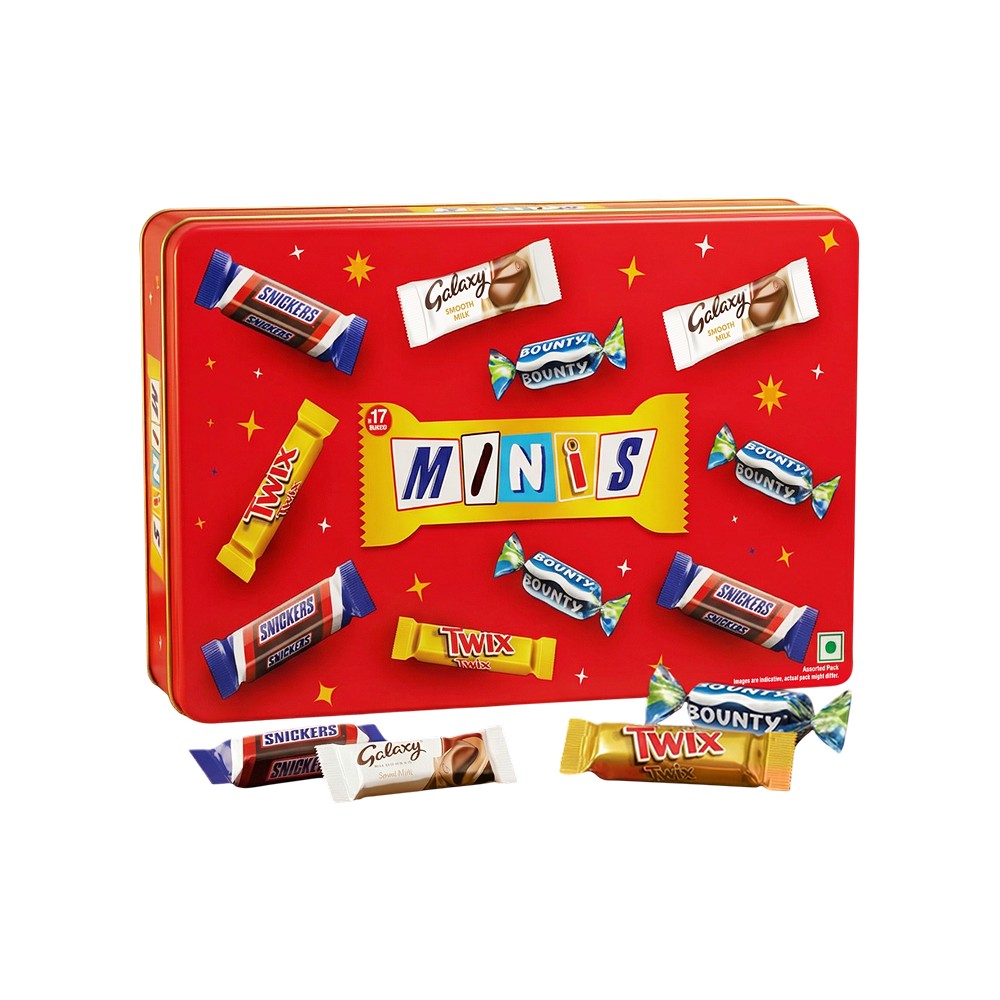 Sample Box Mini Snickers Snickers Best of Minis Chocolate Gift Pack Price - Buy Online at Best ...