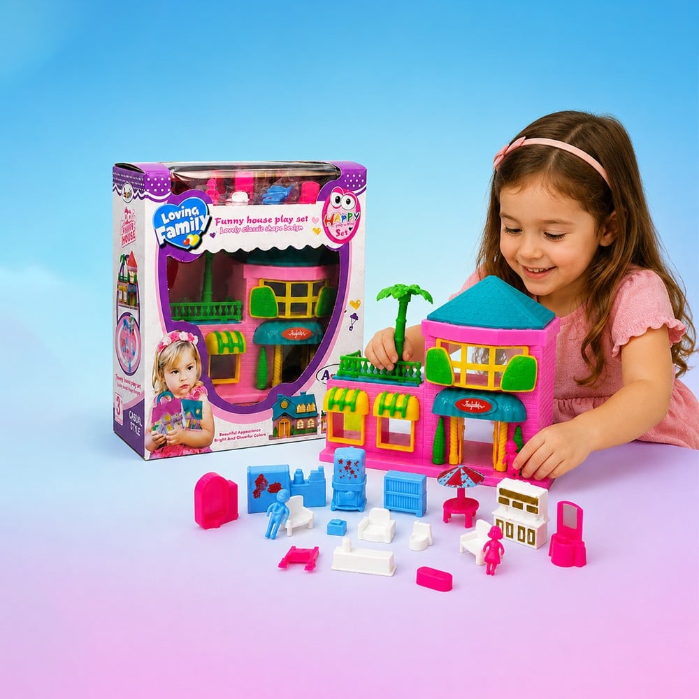 Annie Mini 2 Storey Kid's Doll House Playset Price - Buy Online at ₹279 ...