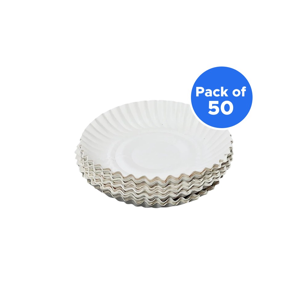 Corepac Corepac Paper Disposable Plates (7 Inch) Price - Buy Online at ₹89 in India
