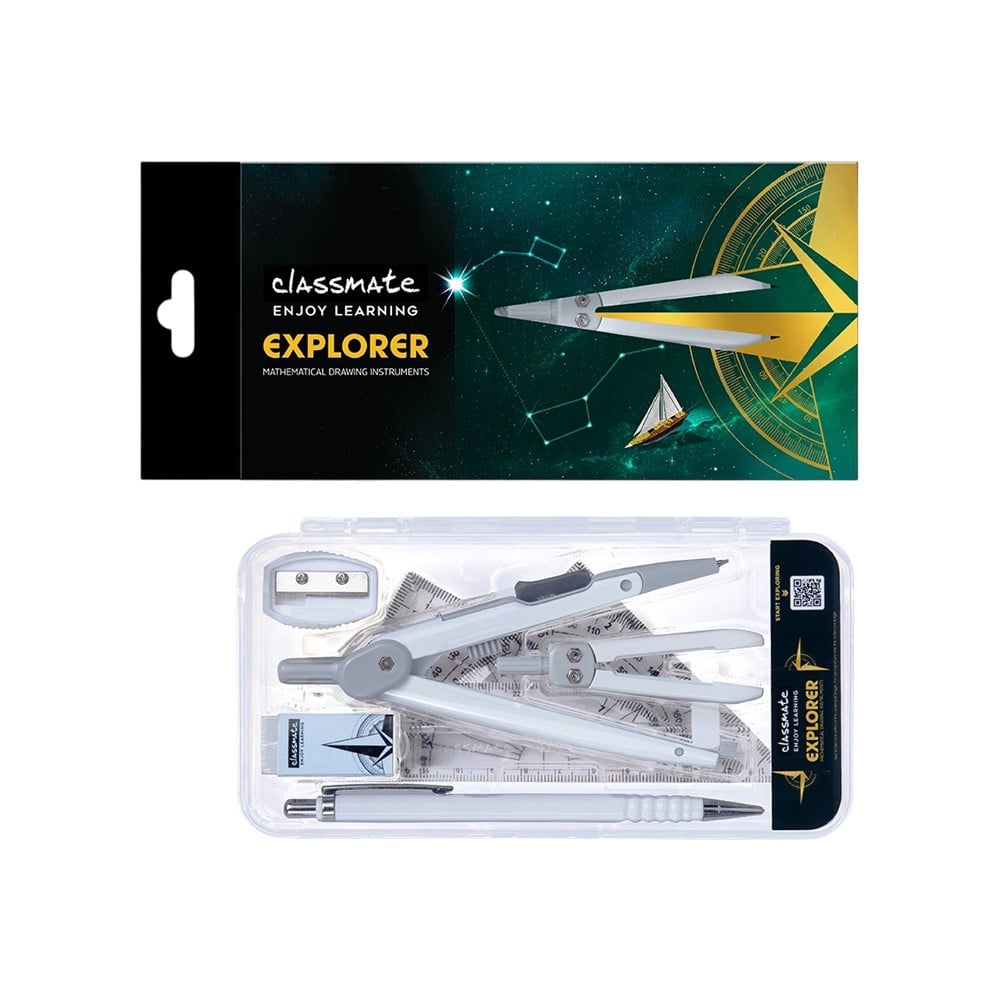 Classmate Explorer Geometry Box Price - Buy Online at ₹343 in India