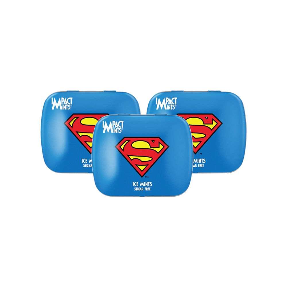 Impact DC Edition Superman Ice Mint Candies - Pack of 3 Price