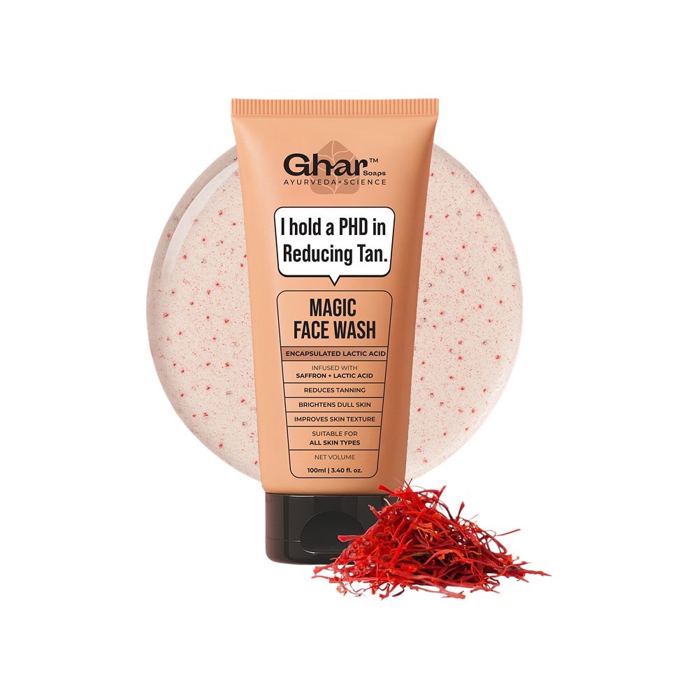 Ghar De-Tanning Magic Face Wash 100 ml