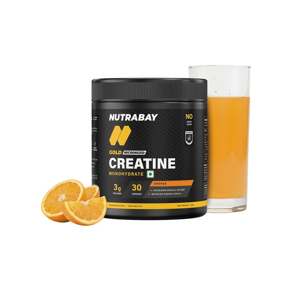 Nutrabay Gold Creatine 120g Orange - Image 1