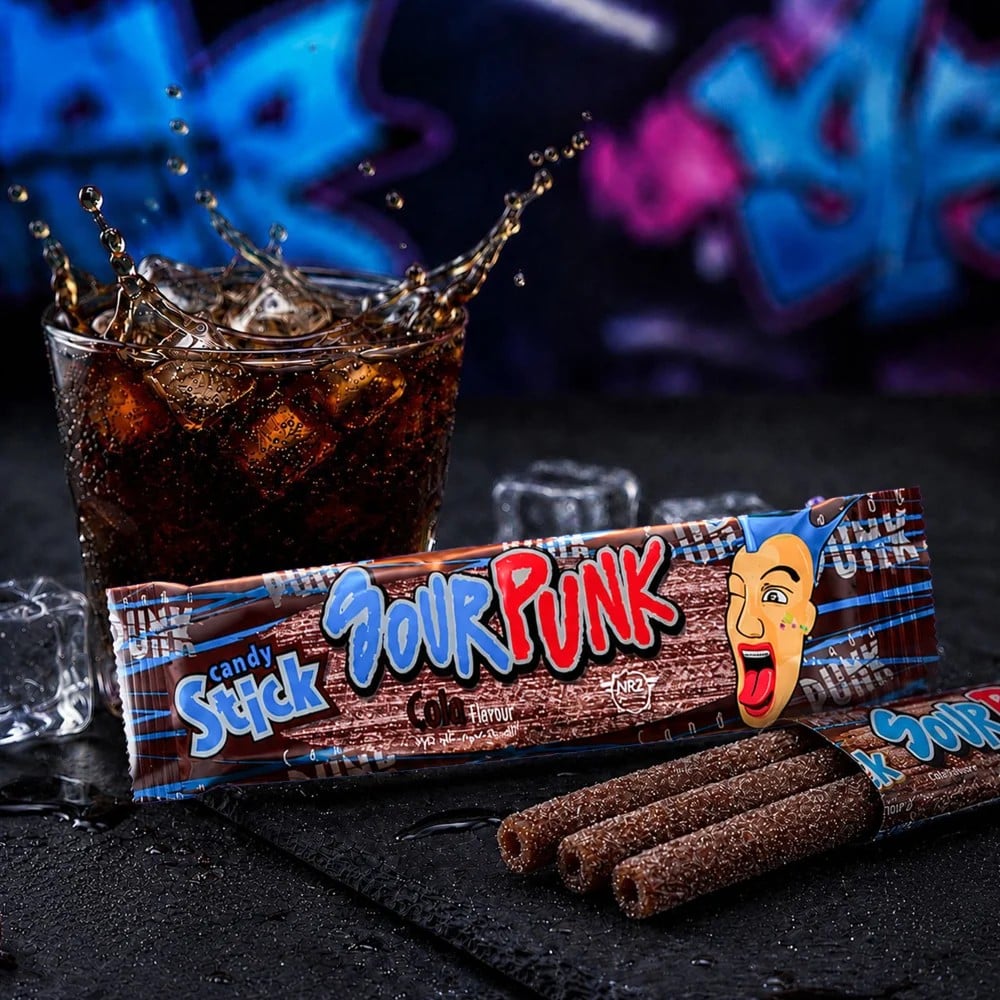 Punk Rocker Candy Sour Punk Cola Flavour Stick Sour Candy Price - Buy Online at ₹40 in India
