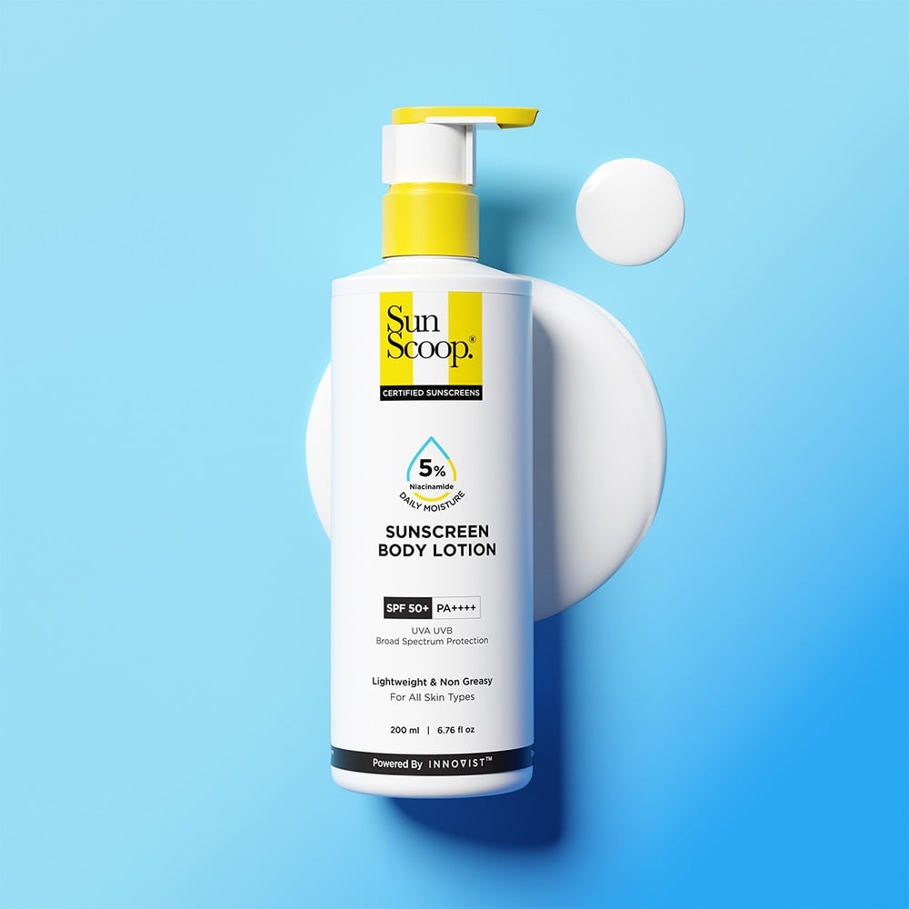 SunScoop 5% Niacinamide Sunscreen Pack of 2 · 200 ml (400 ml total) - Image 1