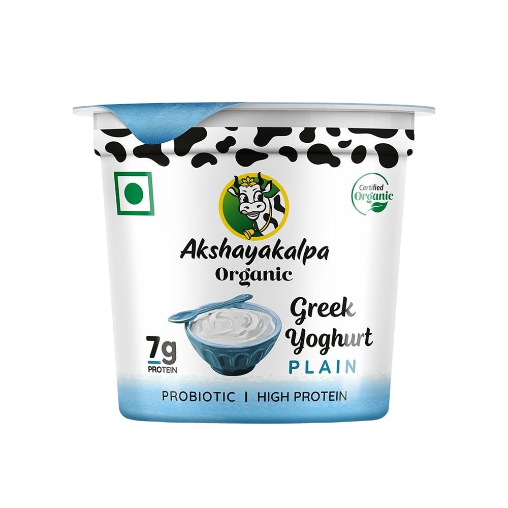 Akshayakalpa Organic Plain Greek Yogurt