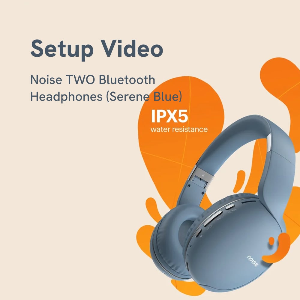 Noise TWO Bluetooth Headphones (Serene Blue) Price - Buy Online at ...