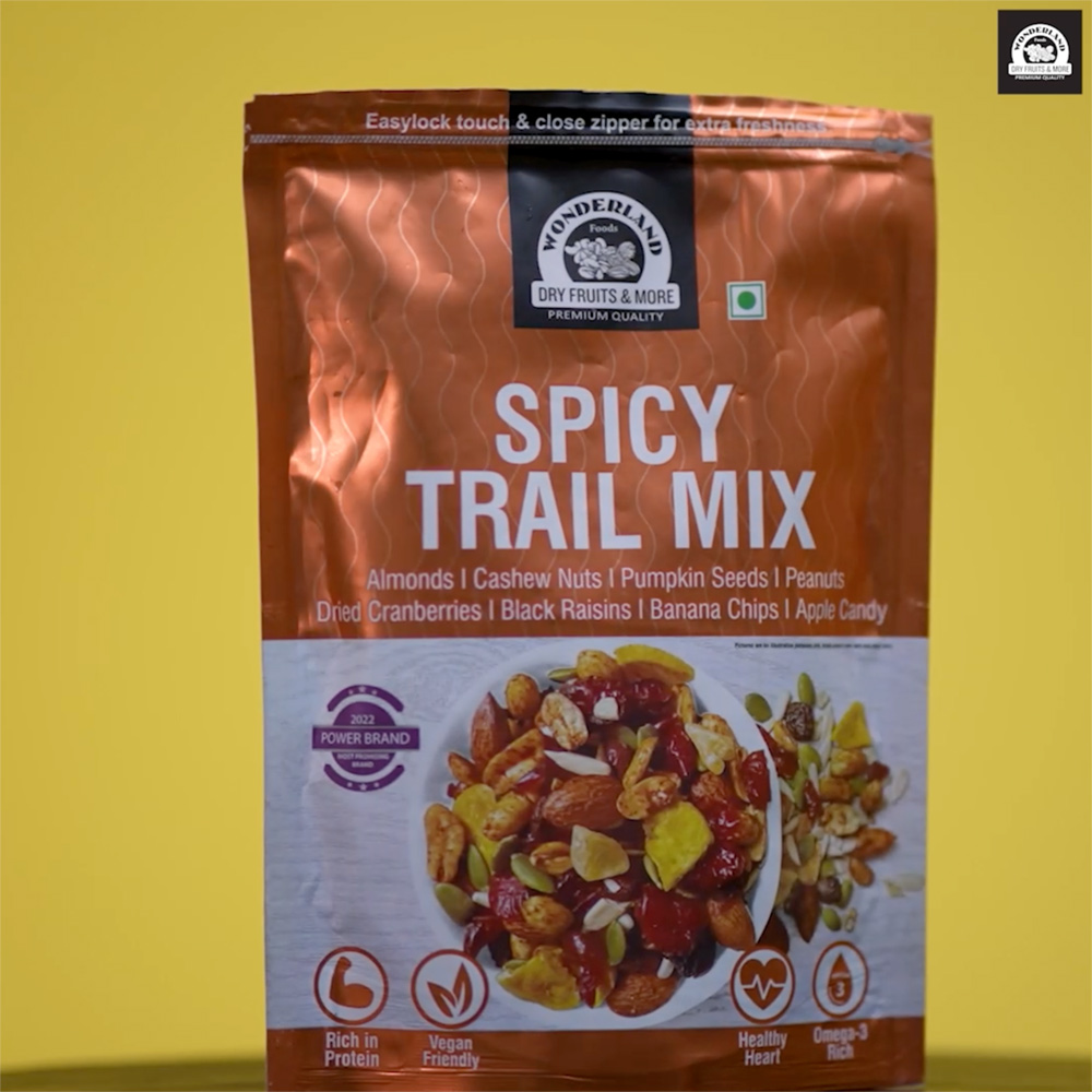 Wonderland Foods Spicy Trail Mix - Nuts & Seed Mix Price - Buy Online ...