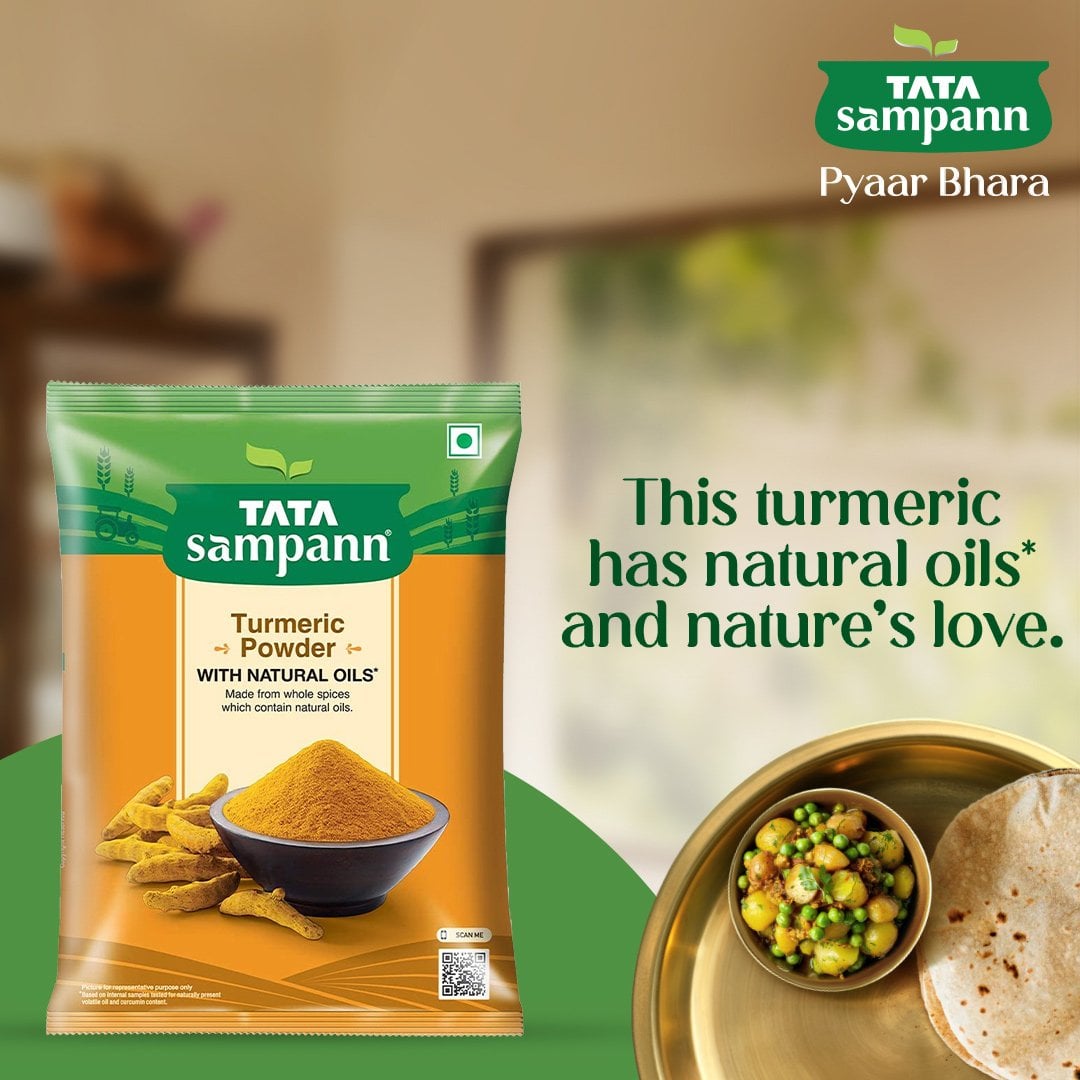Tata Sampann Turmeric Powder with Natural Oils (Haldi) Price - Buy ...