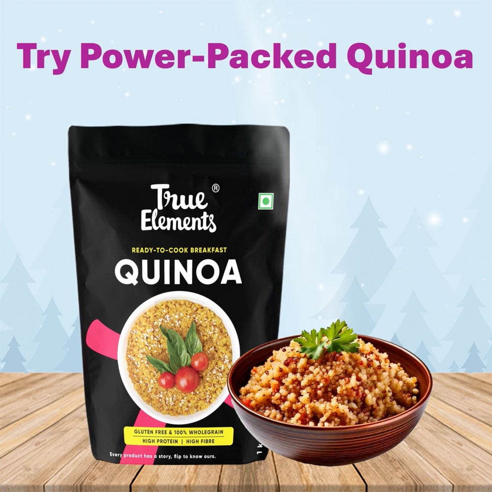 True Elements Wholegrain Gluten-Free Quinoa Price - Buy Online at ₹175 ...