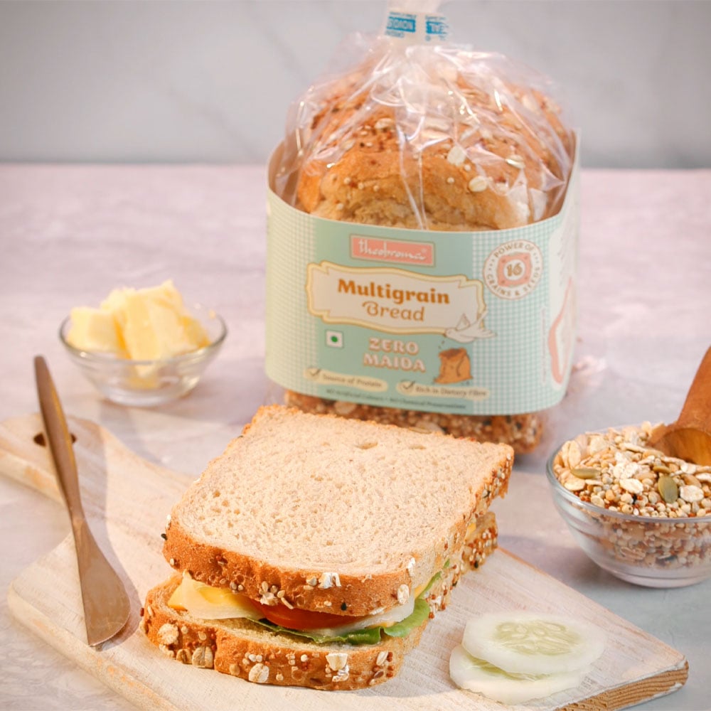 Theobroma Zero Maida Multigrain Bread Price - Buy Online at Best Price ...