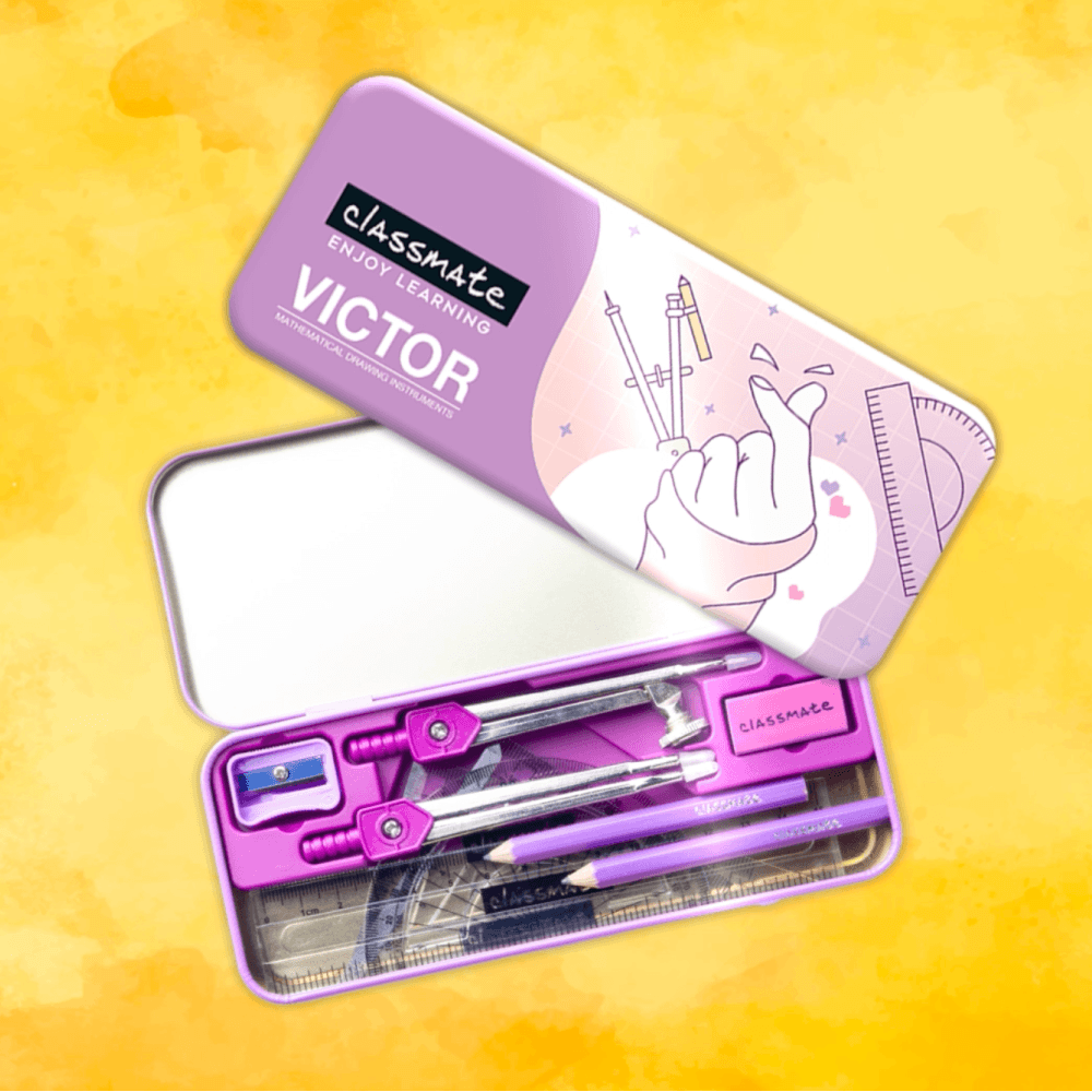 Classmate Victor Geometry Box (Multicolour) Price - Buy Online at ₹79 ...