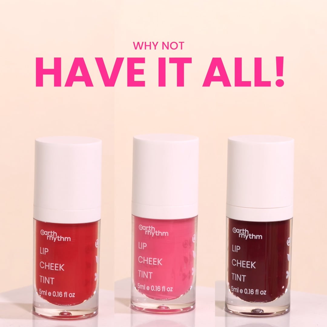 Earth Rhythm Lip & Cheek Tint Brandy – 5g, Natürliche Wangen- & Lippentönung, Vegan, Mit Granatapfel & Traubenkernöl
