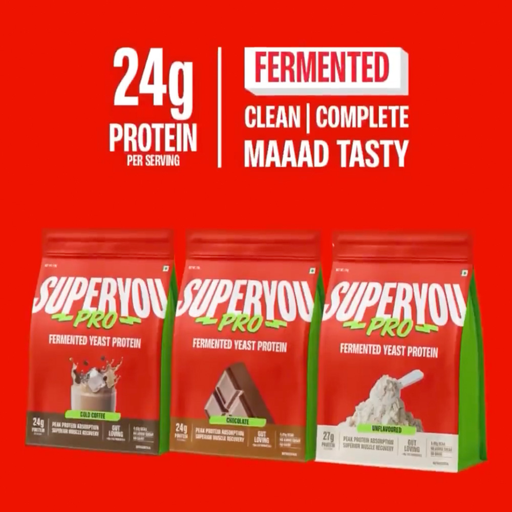 SuperYou Pro Fermented Yeast Protein (Unflavored) Price - Buy Online at ...
