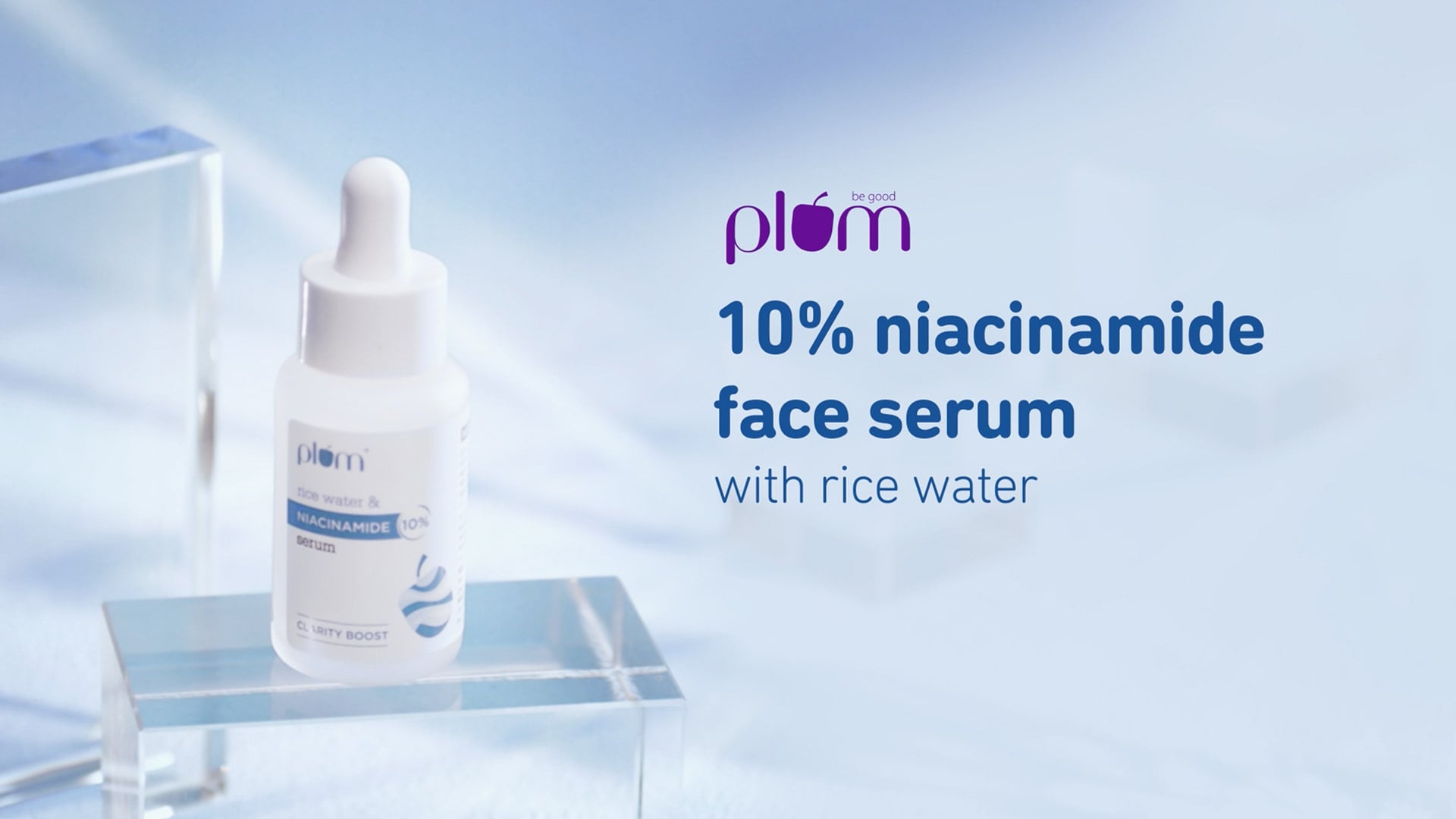 Plum 10% Niacinamide Brightening Face Serum with Rice Water - Clarity ...