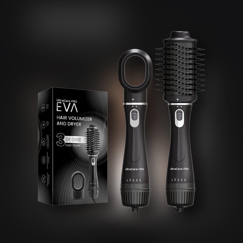UltraCare PRO EVA 3 in 1 Hair Dryer and Volumizer (Black, 1200 W
