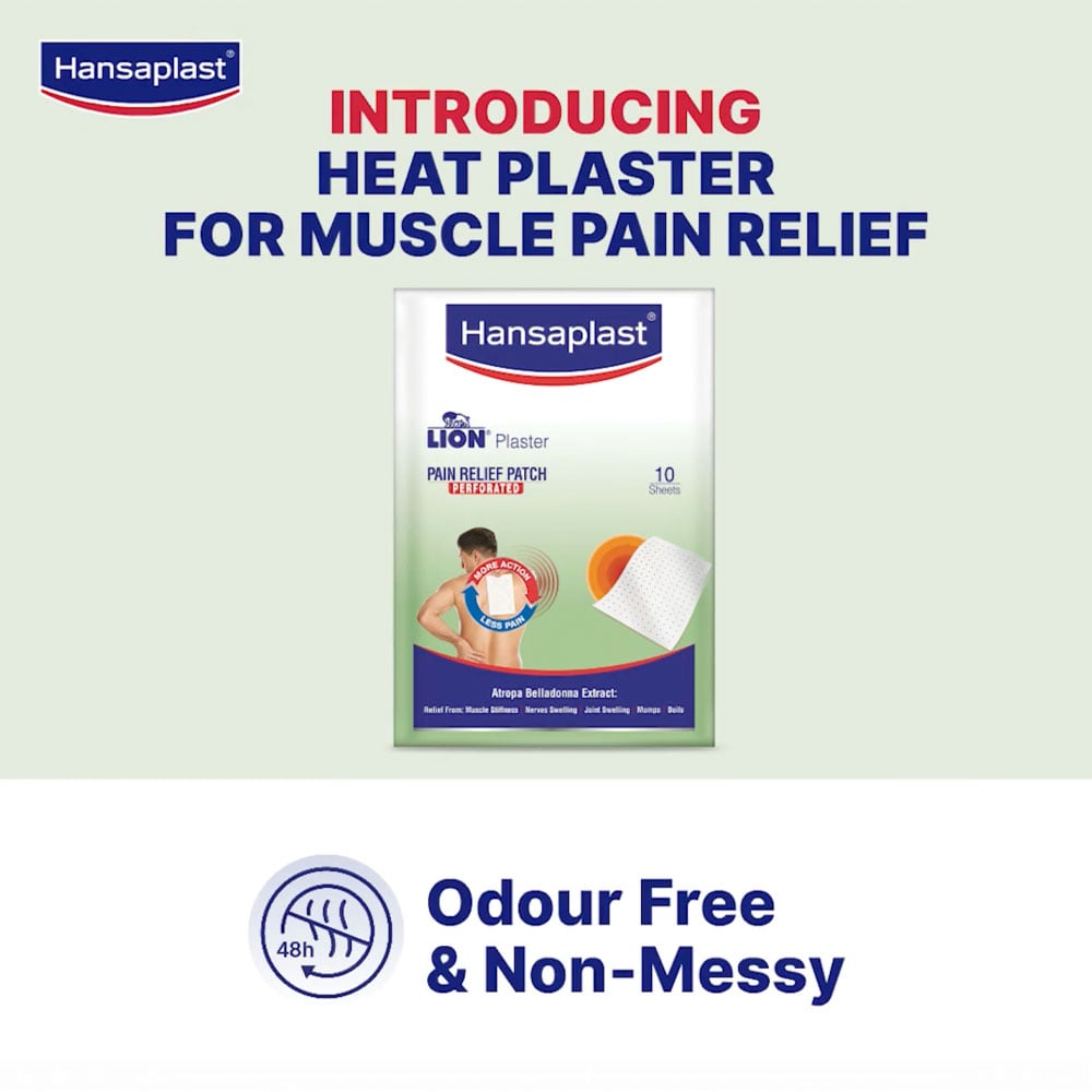 Hansaplast Lion Belladonna Plaster Pain Relief Patch Price - Buy Online ...