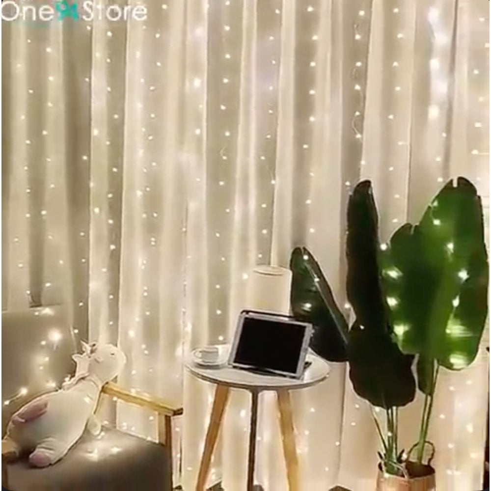 Warm White 3 m Curtain String Lights by One94Store Price - Buy Online ...
